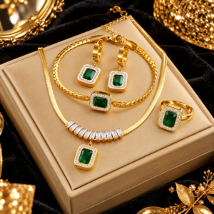 New Trendy Luxury Jewelry 5-Set Gift Party