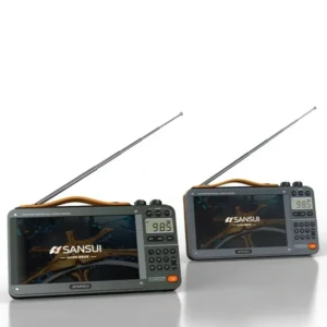 rechargeable retro radio with wireless Bluetooth speaker and outdoor video player